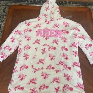 Hooded Blanket Sweatshirt (religious themed)